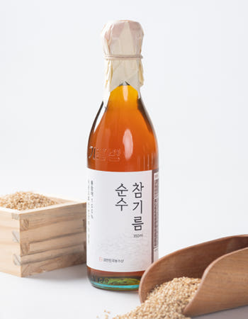 저온압착 순수 참기름 350ml