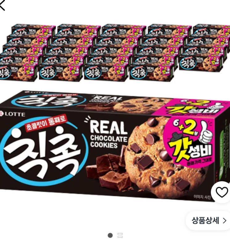 롯데웰푸드 칙촉 120g 25개