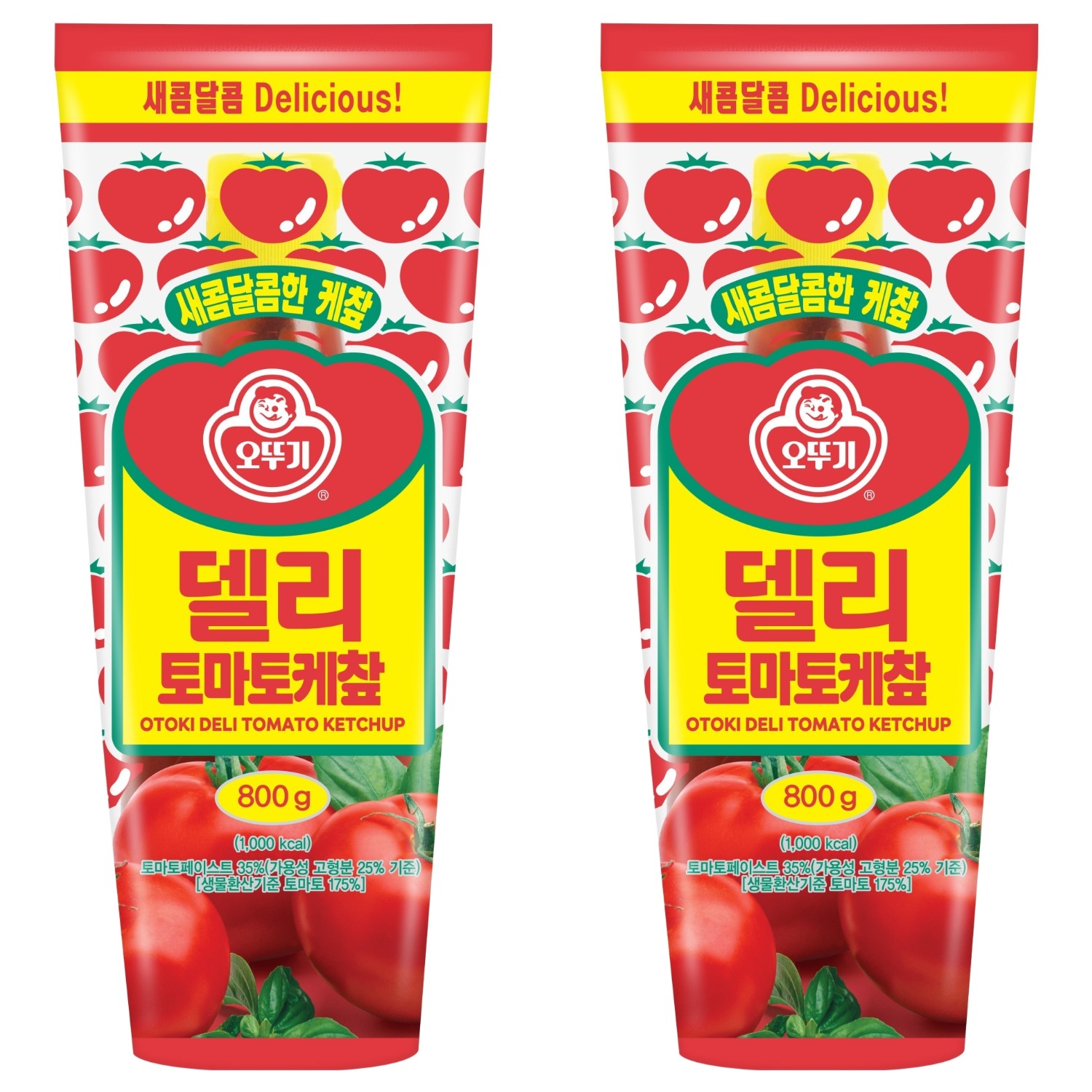오뚜기 델리 토마토 케찹, 800g, 2개