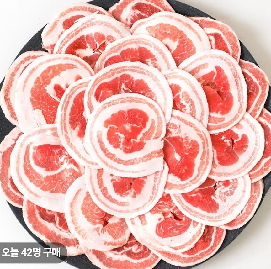 듀록 대패 꽃삼겹 1kg