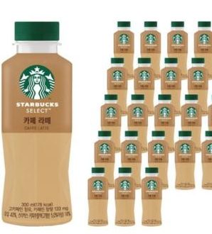 쿠팡, 스타벅스 셀렉트 카페 라떼, 300ml, 24개