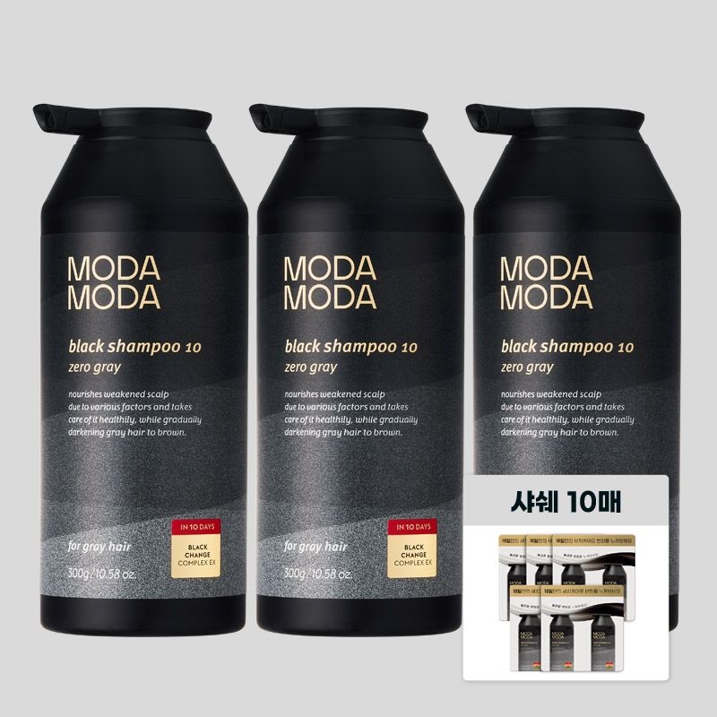 모다모다 NEW 제로그레이 블랙10 새체케어 갈변샴푸 300g 외 모음전