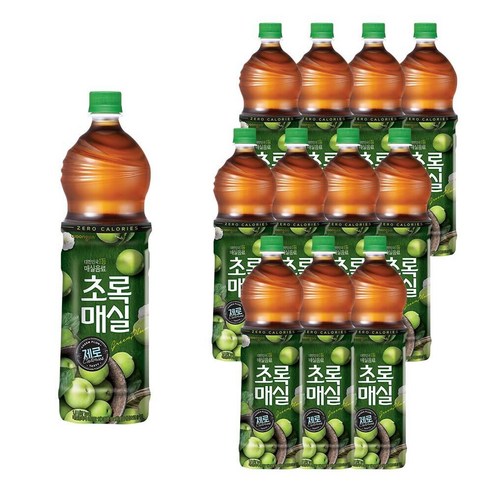 초록매실 제로 1.5L 12개