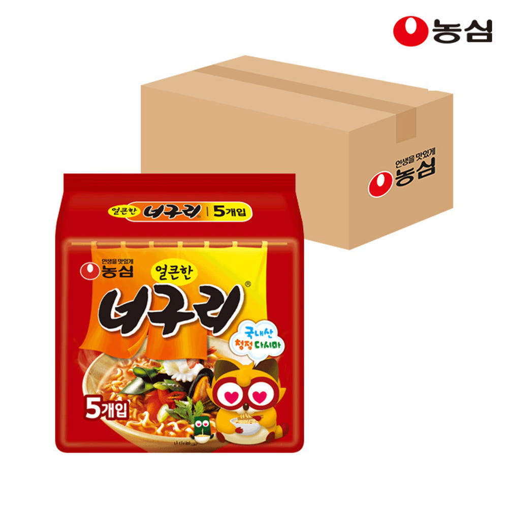 너구리 얼큰한맛 120g 15개