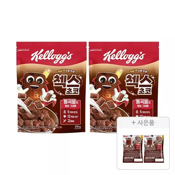 켈로그 오곡 첵스초코 570g 2개