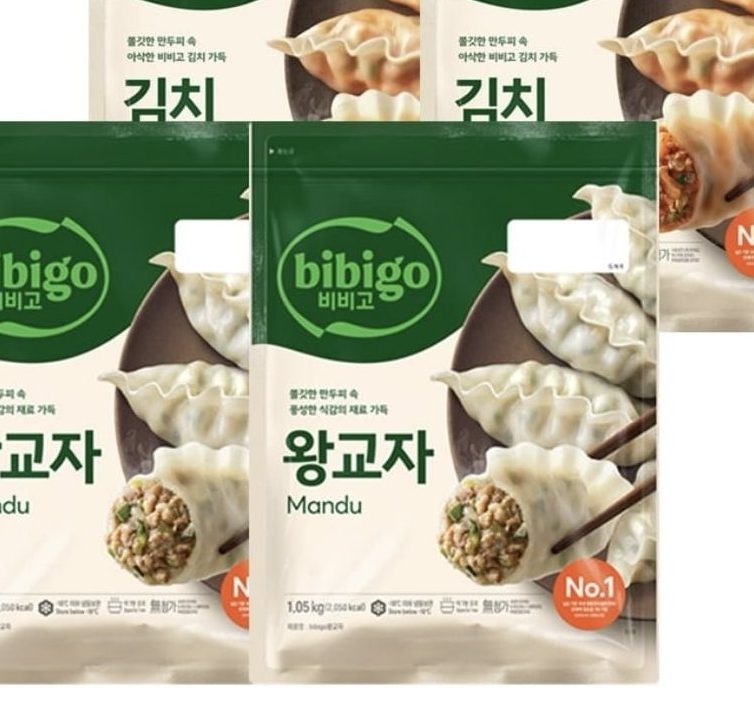 왕교자 1.05kg x2 + 김치왕교자 1.05kg x2