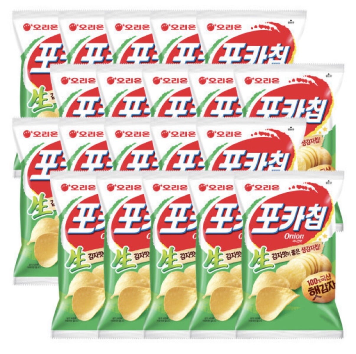 포카칩 햇감자 어니언/오리지널 66g 20봉