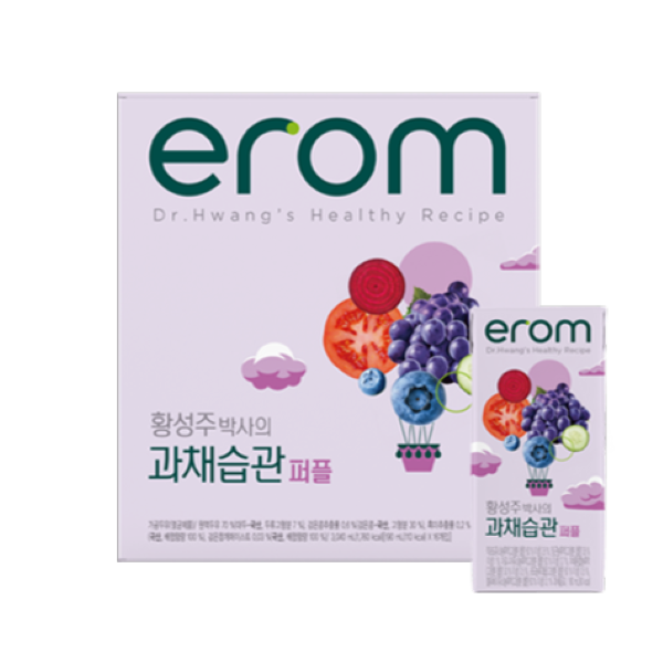 이롬 황성주 박사의 과채습관 퍼플 190ml 16개
