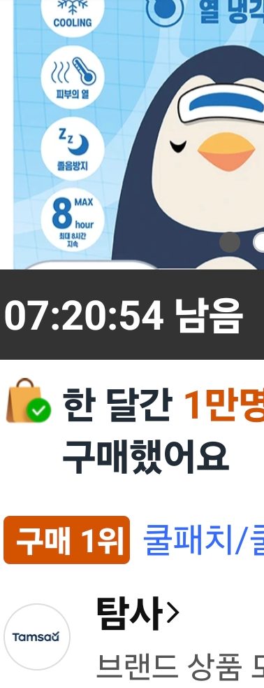 탐사 붙이는 해열시트 40매