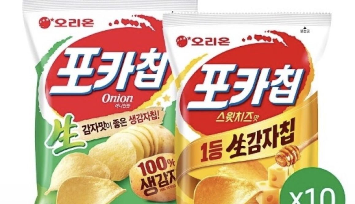 오리온 포카칩 스윗치즈·어니언 10개씩