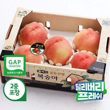 햇사레 프리미엄 고당도 복숭아 1.8kg