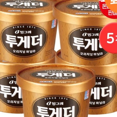 투게더 바닐라 오리지널 900ml 5개