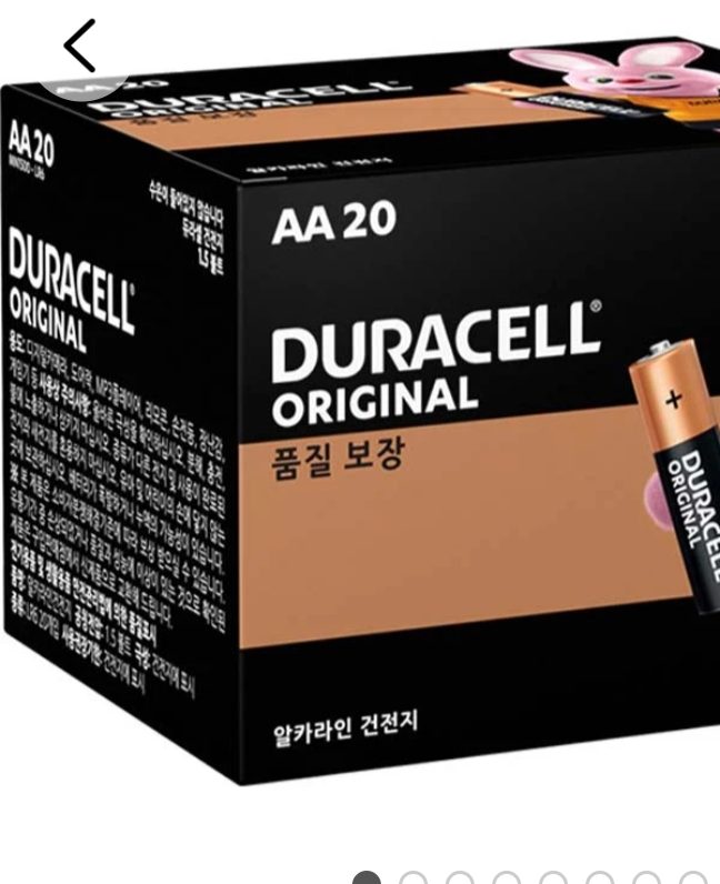 듀라셀 알카라인 AA 건전지 20개입