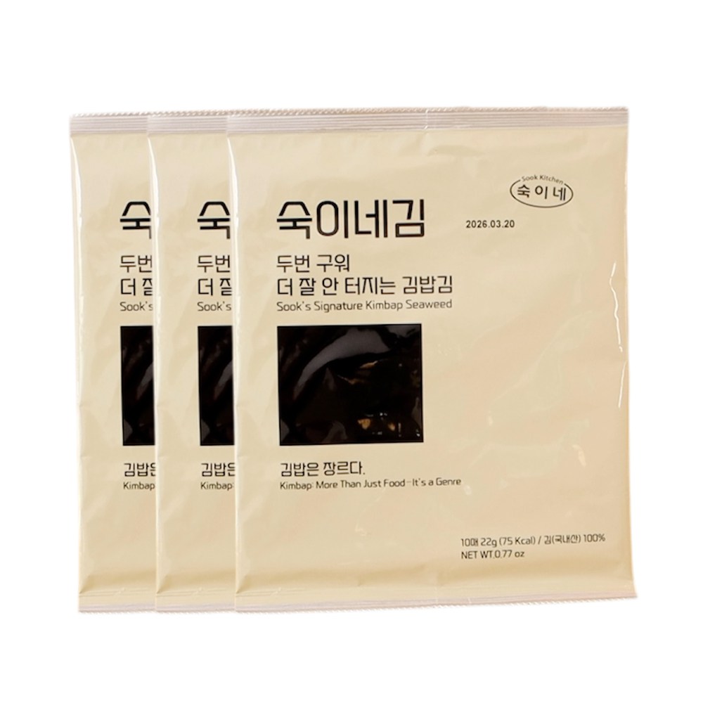 만전김 두번구운 김밥용 김, 115g, 1개