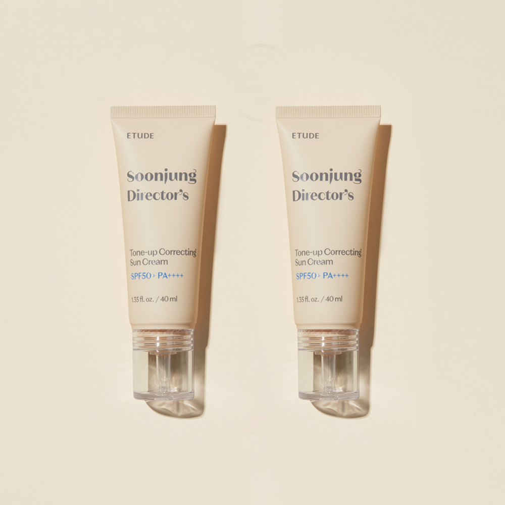 에뛰드 순정디렉터 톤업 수정 선크림, 40ml, 2개