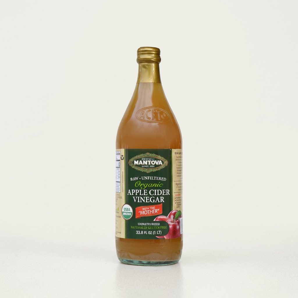 만토바 오가닉 애플사이다 비니거 언필터, 1L, 2병