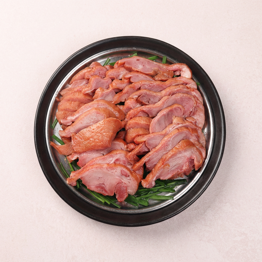 훈제오리 슬라이스, 800g, 2팩 + 증정 허니맛 머스타드 양념, 1개