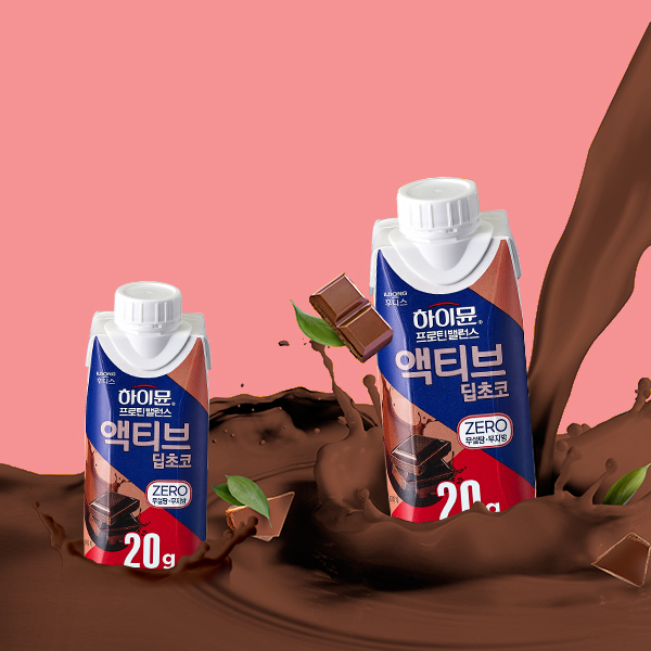 일동후디스 하이뮨 프로틴 밸런스 액티브 딥초코 제로, 250ml, 18개