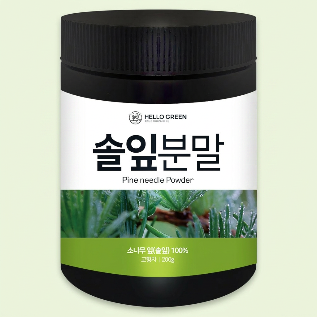 헬로우 그린 국내산 솔잎분말, 200g, 1개