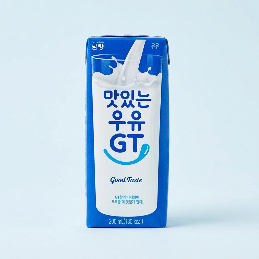 남양유업 맛있는 우유 GT 흰우유, 200ml, 24개