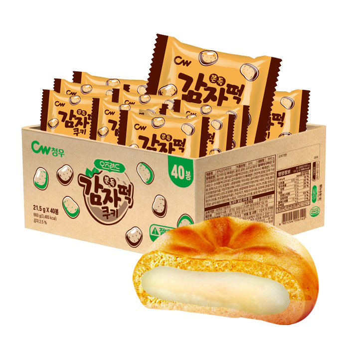 청우 오즈랜드 쫀득감자떡쿠키, 860g, 1박스
