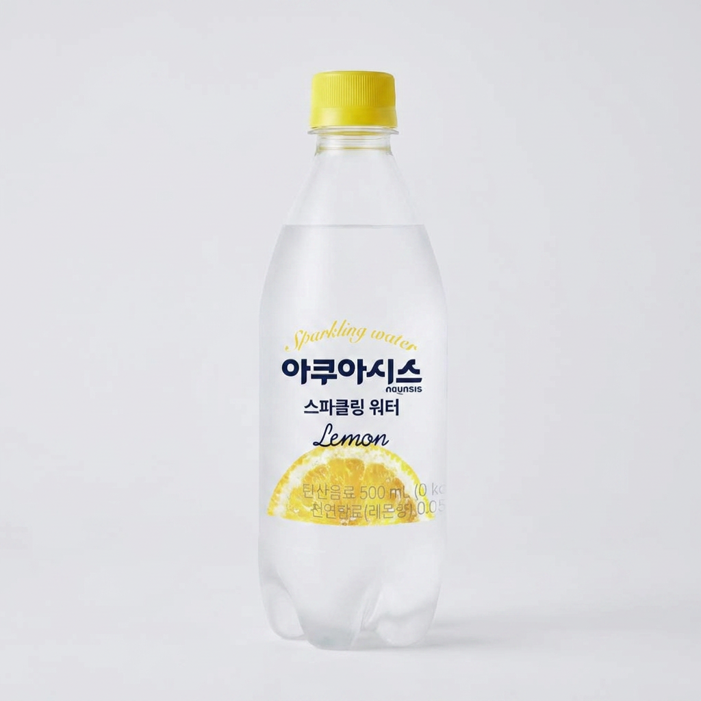 아쿠아시스 스파클링 워터 레몬, 500ml, 20개