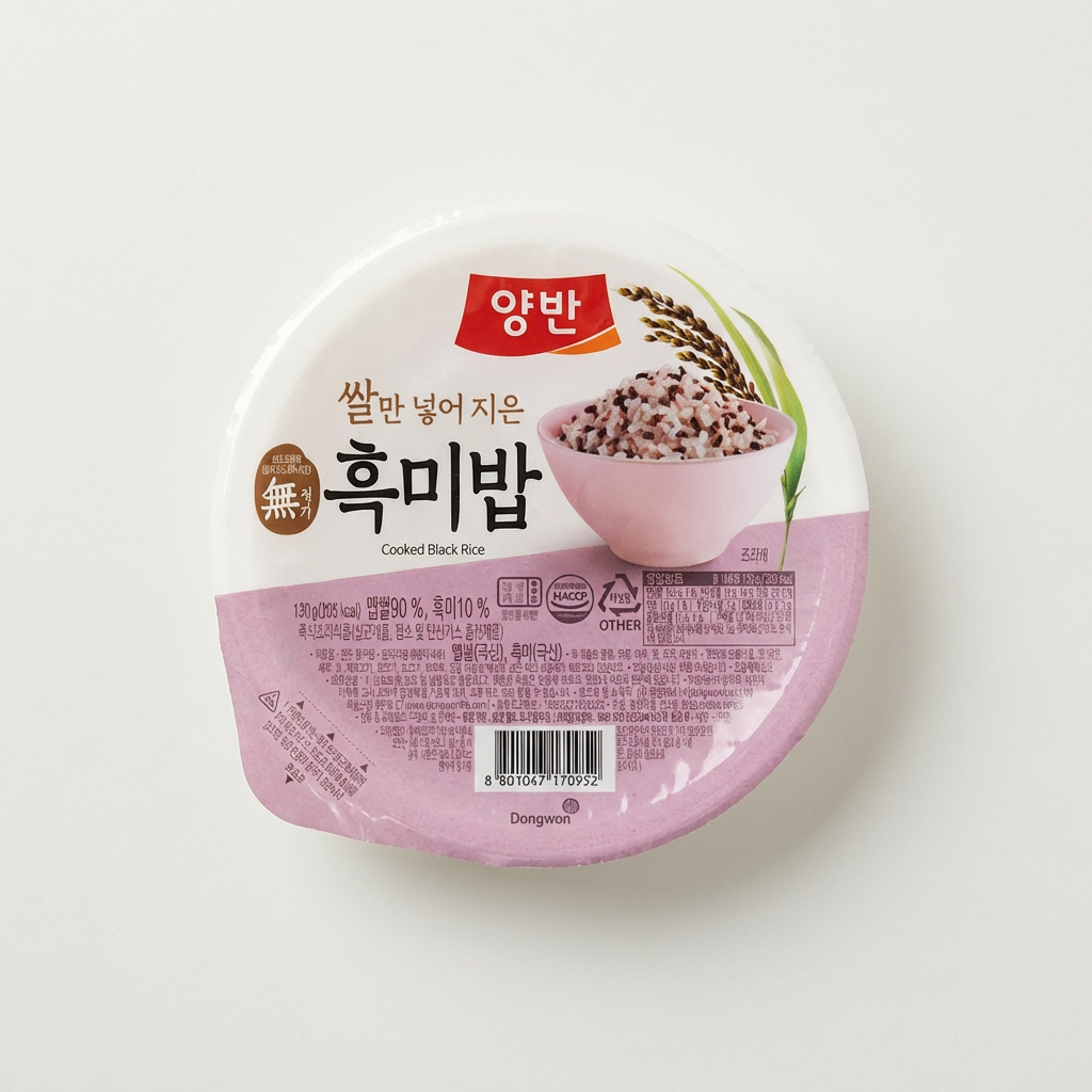 양반 흑미밥, 130g, 24개