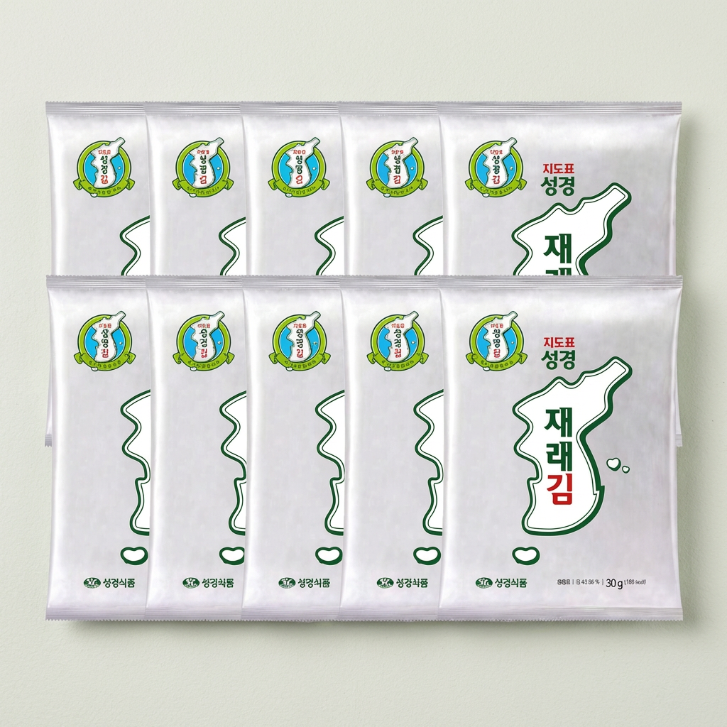 성경식품 재래 전장김, 30g, 10개