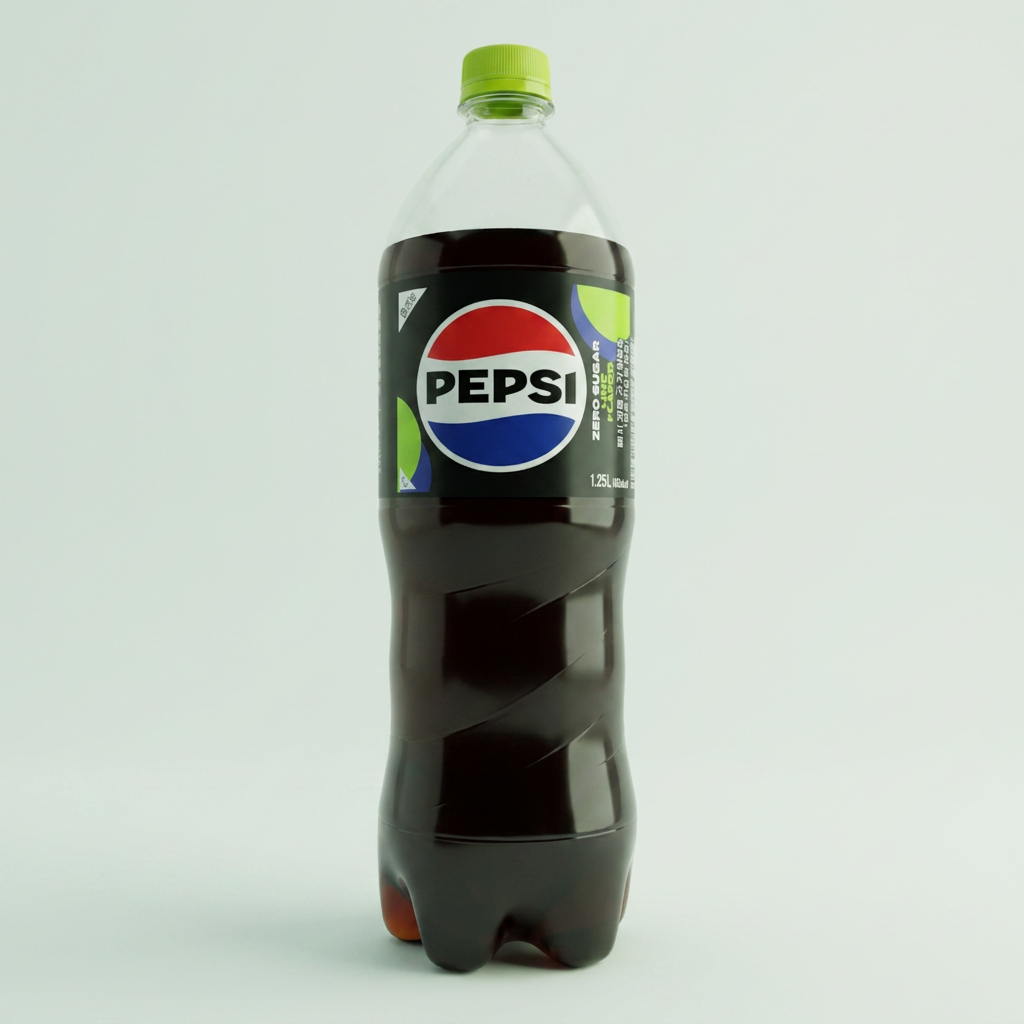 펩시콜라 제로 슈거 업소용, 라임향, 1.25L, 12개