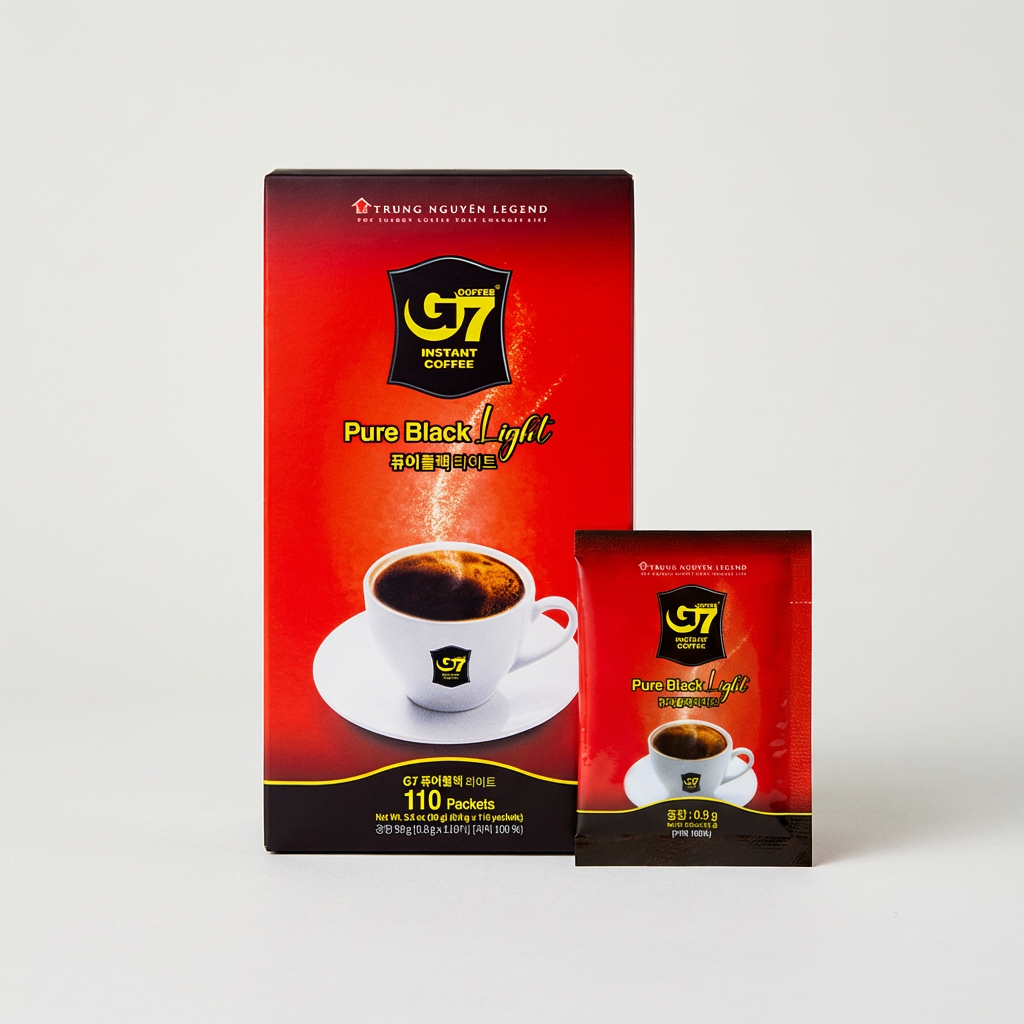 G7 커피 퓨어블랙 라이트, 0.9g, 110개입, 1개