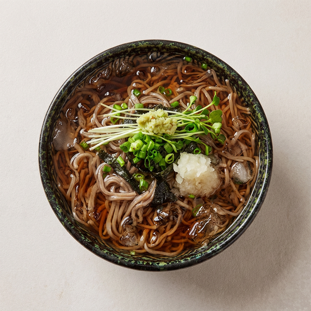 우정본가 생 메밀국수, 1kg, 1팩 + 시원한 메밀장, 40g, 6개