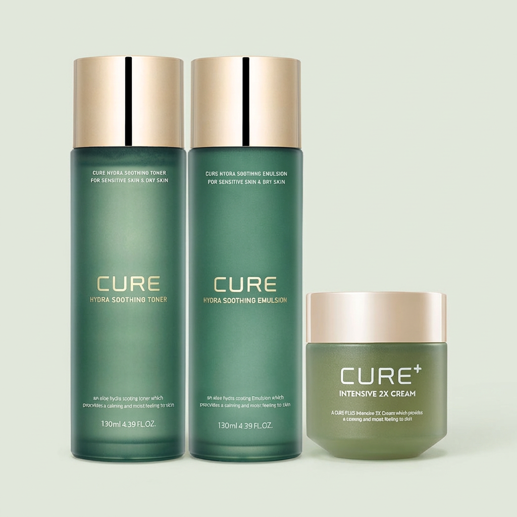 김정문알로에 수딩 기초 3종, 토너 130ml 1개 + 에멀전 130ml 1개 + 2X 크림 50g 1개, 1세트
