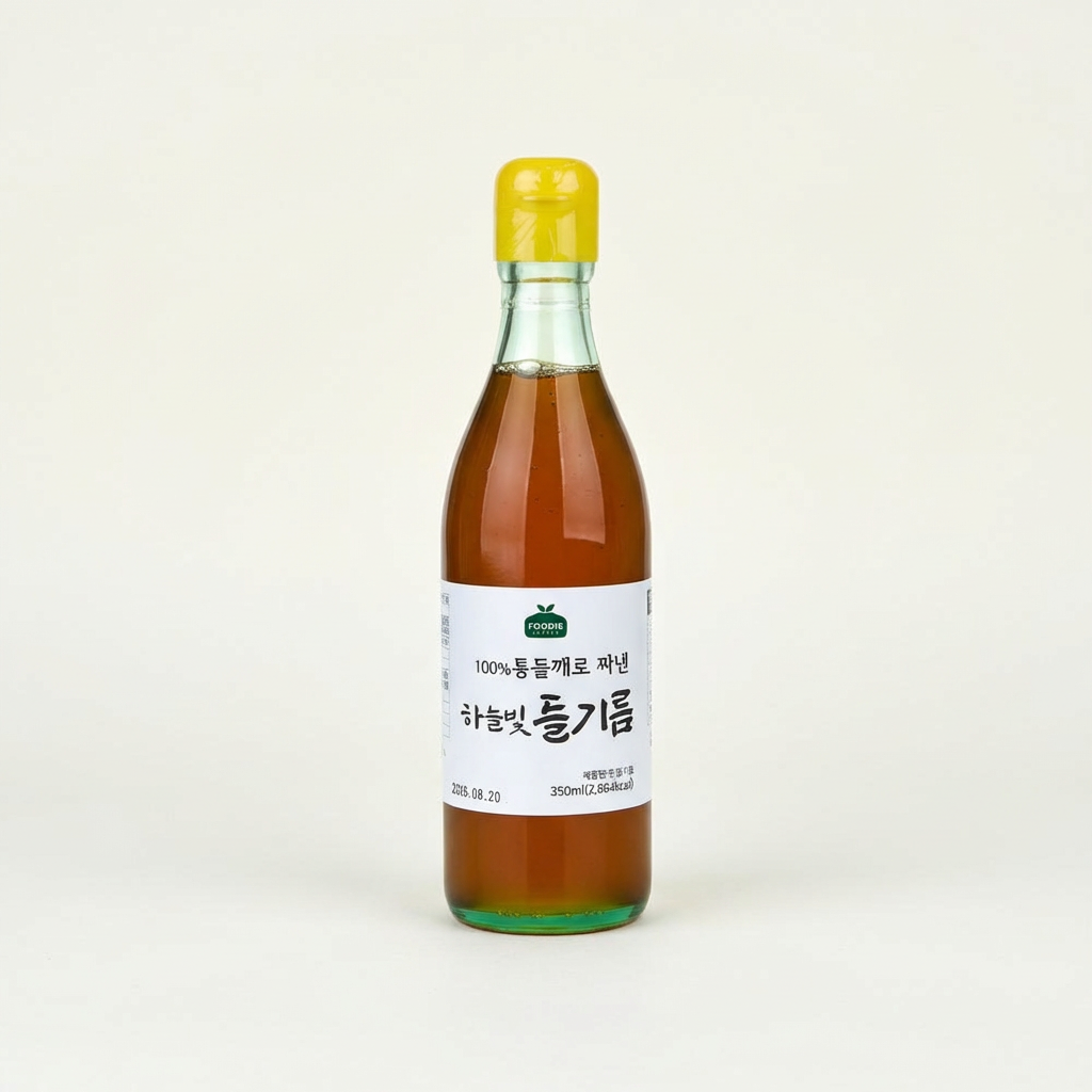 푸디헤븐 하늘빛 들기름, 350ml, 2병