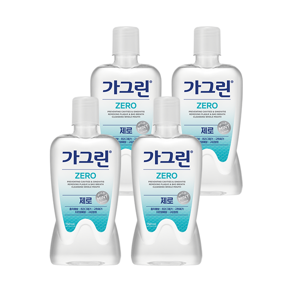 가그린 제로 기획세트, 820ml, 4개 + 100ml, 1개
