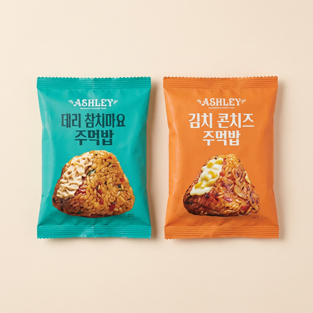 애슐리 주먹밥, 김치콘치즈 100g 10개 + 데리참치마요 100g 10개, 20개