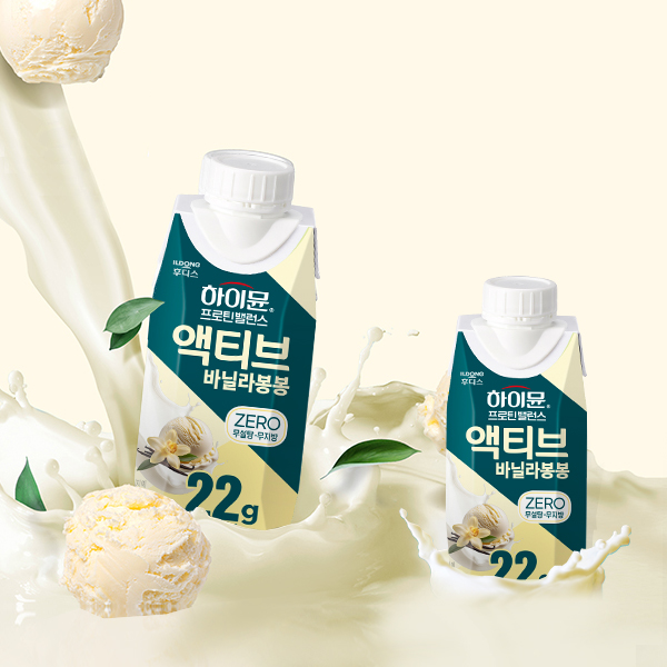 일동후디스 하이뮨 프로틴 밸런스 액티브, 바닐라봉봉 제로, 250ml, 18개