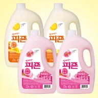 피죤 섬유유연제, 핑크로즈, 3.1L, 2개 + 옐로미모사, 3.1L, 2개
