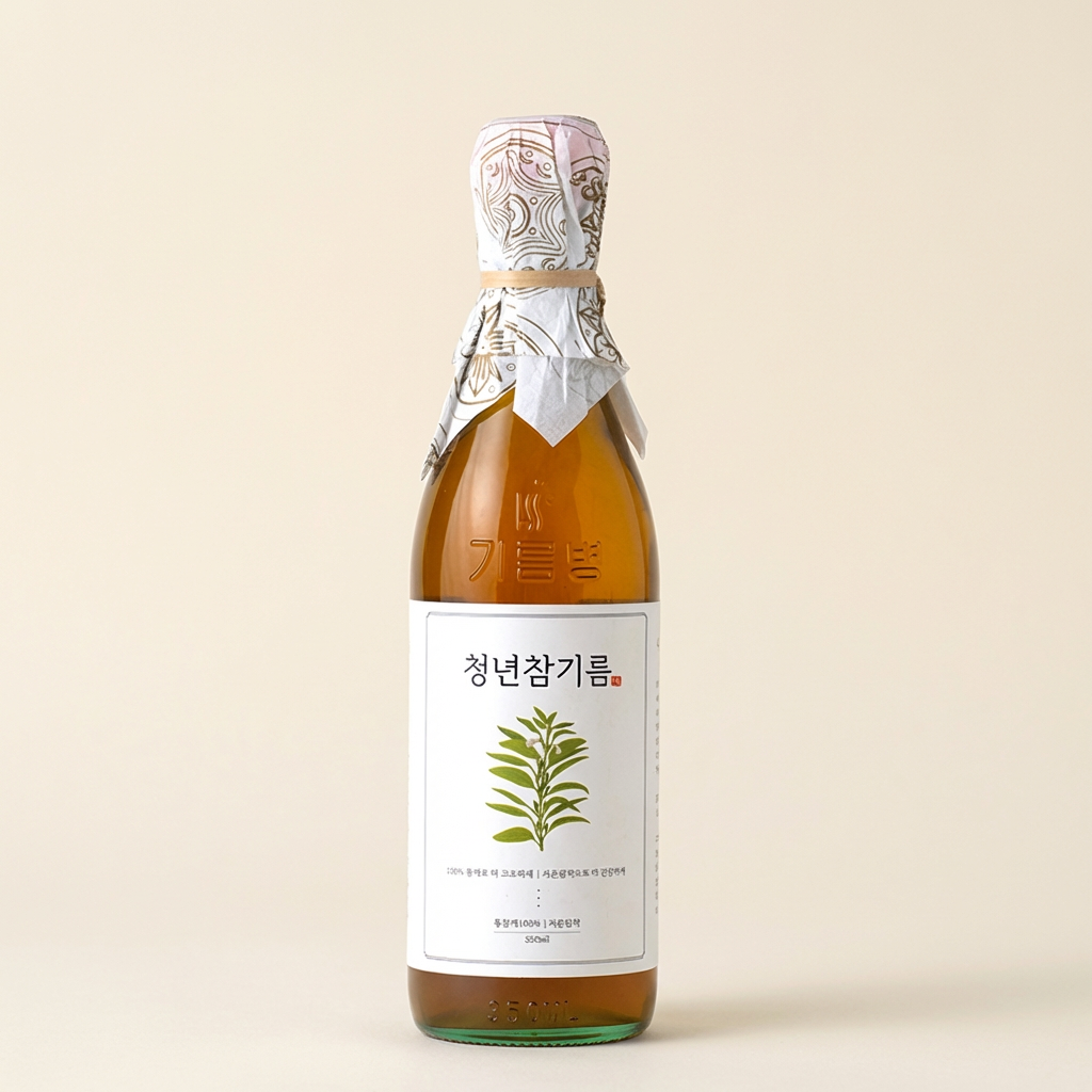 청년참기름, 350ml, 1개
