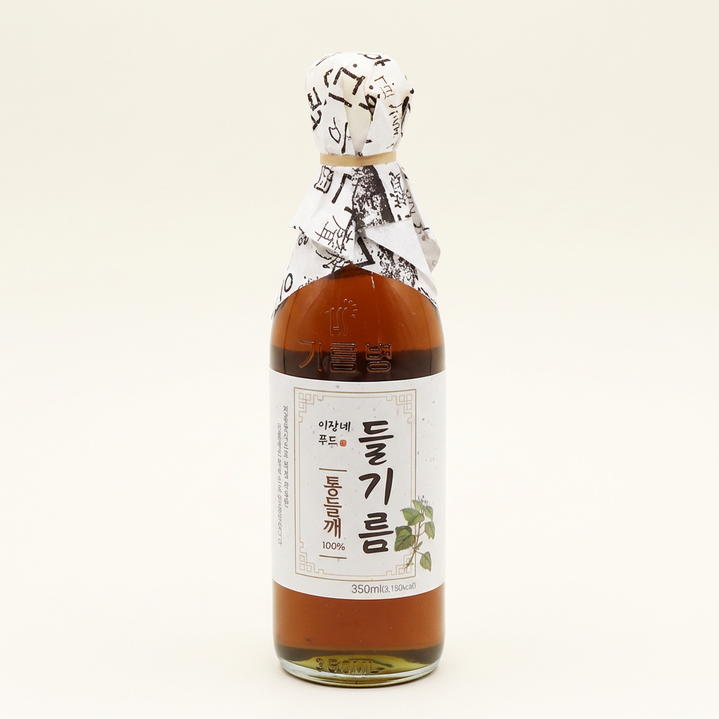 이장네푸드 전통압착 통들기름 100%, 350ml, 2개