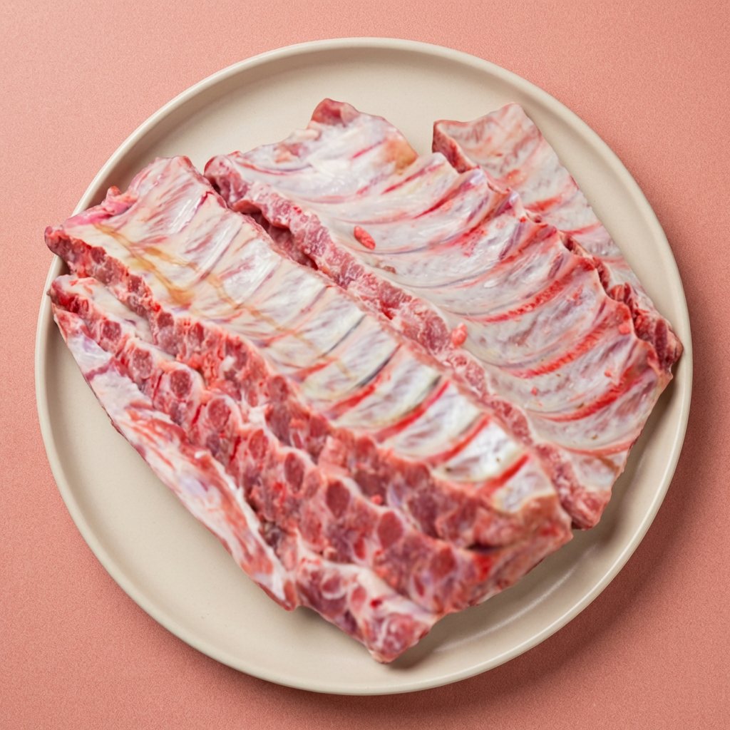 국내산 돼지 돈등갈비 쪽갈비, 10-15대, 1kg, 1팩