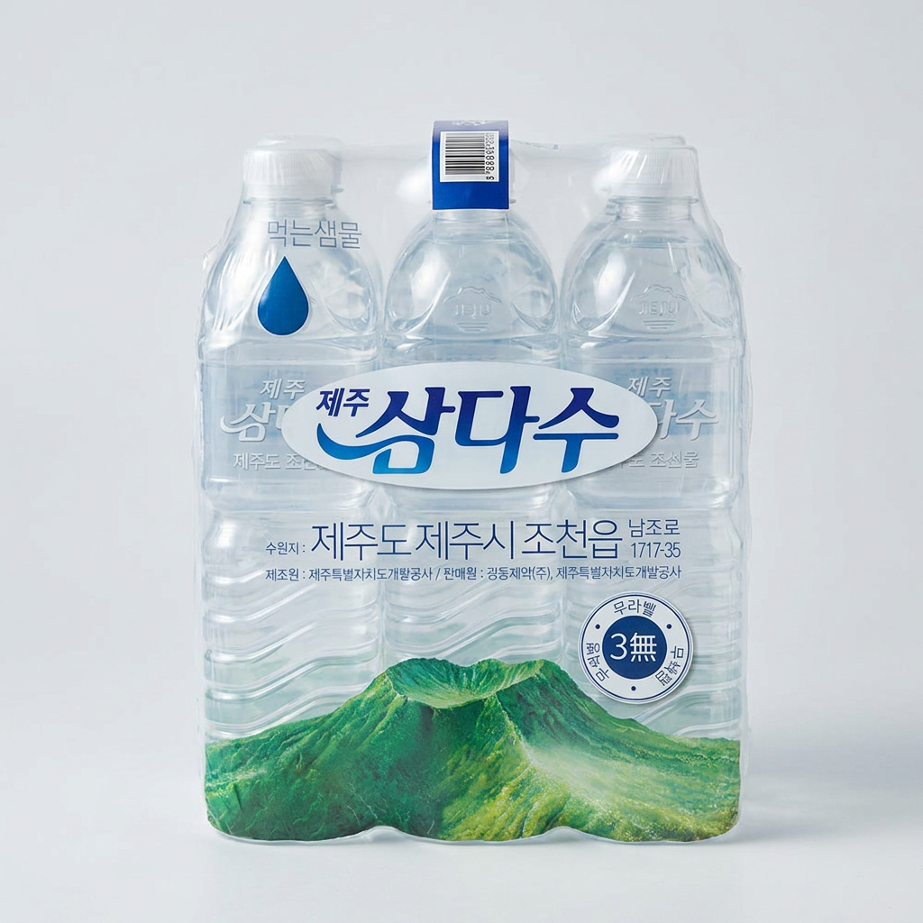 제주 삼다수, 라벨 랜덤, 2L, 12병