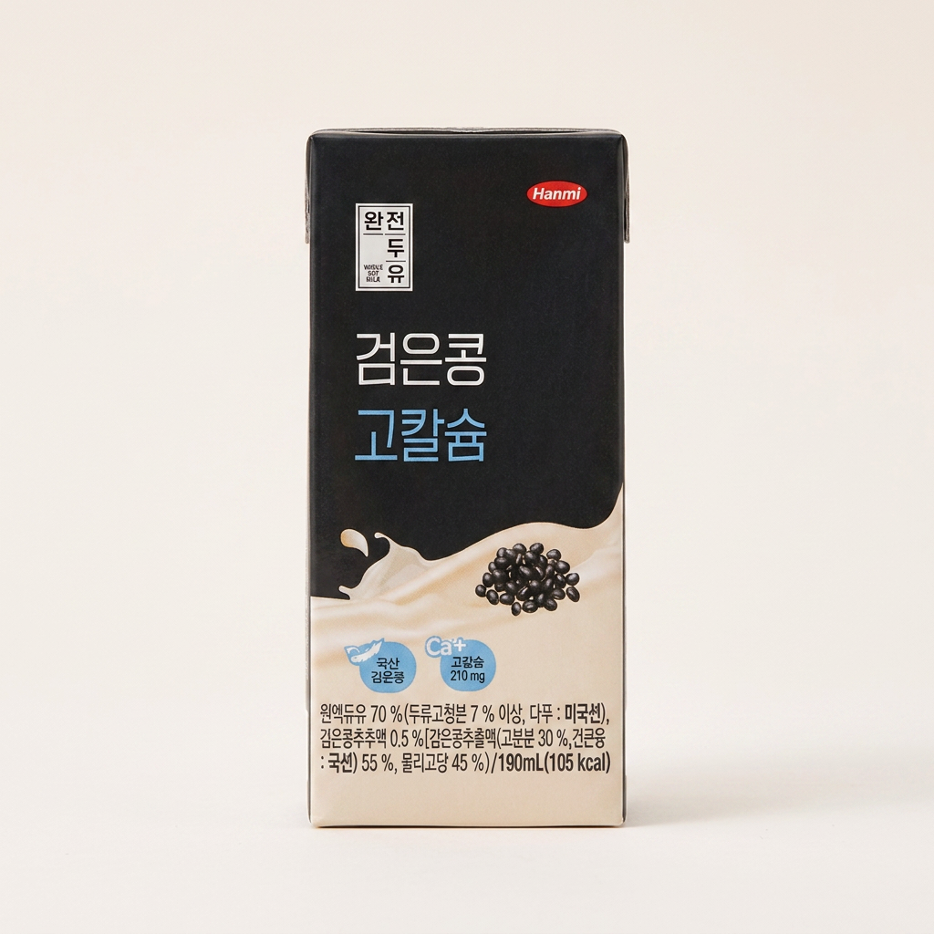한미 완전두유, 검은콩 고칼슘, 190ml, 24개