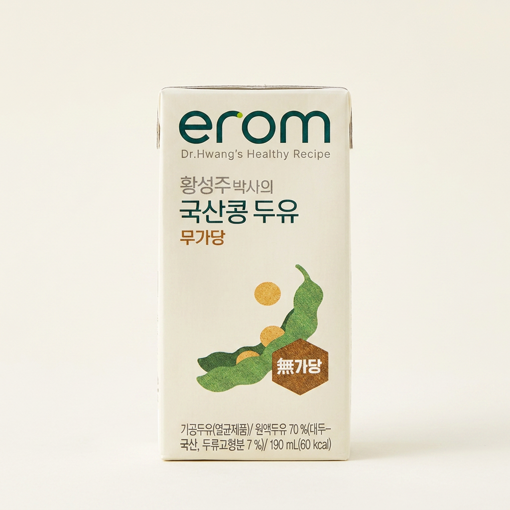 이롬 황성주 박사의 국산콩 두유 무가당, 190ml, 32팩