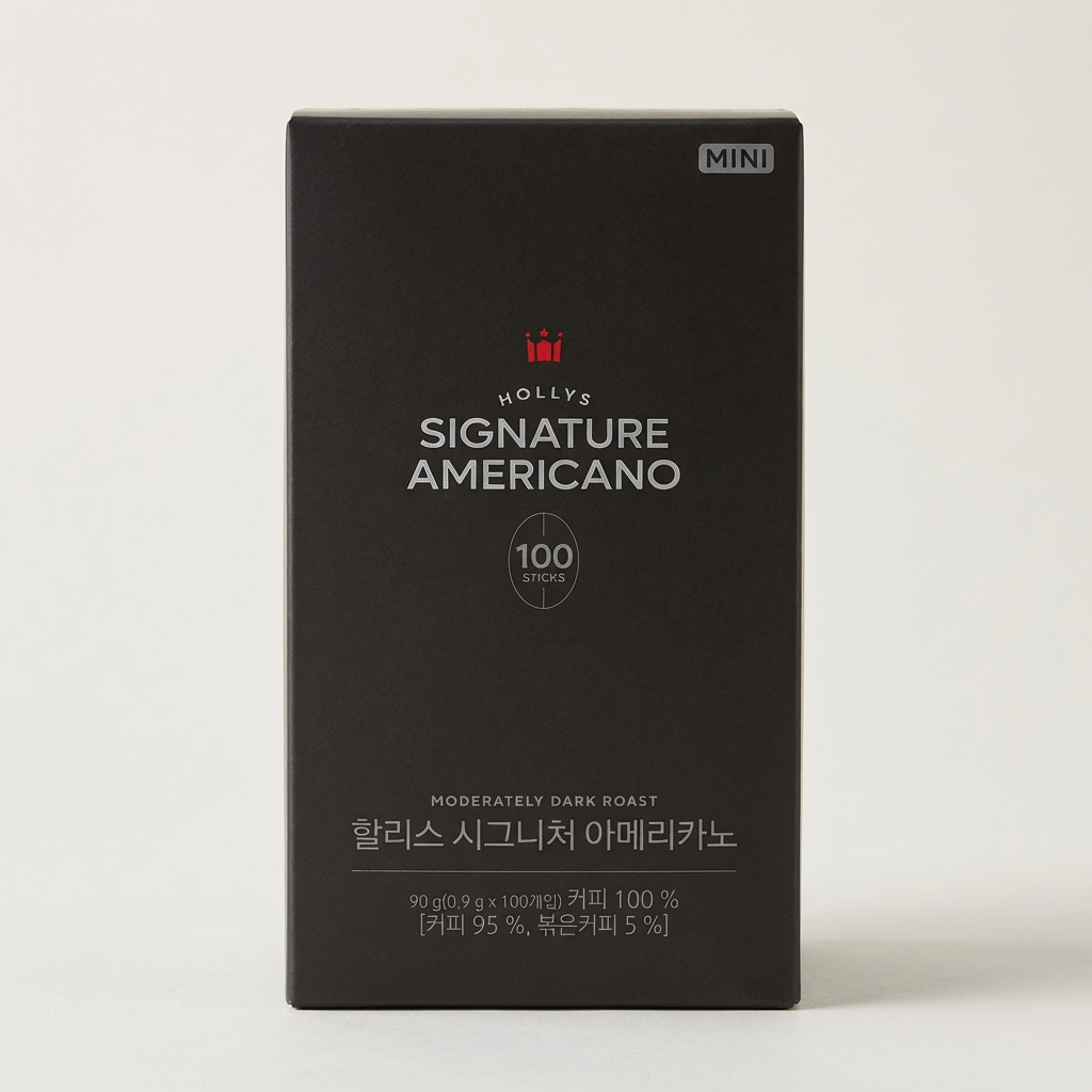 할리스 시그니처 아메리카노 미니, 다크, 0.9g, 100개입, 1개