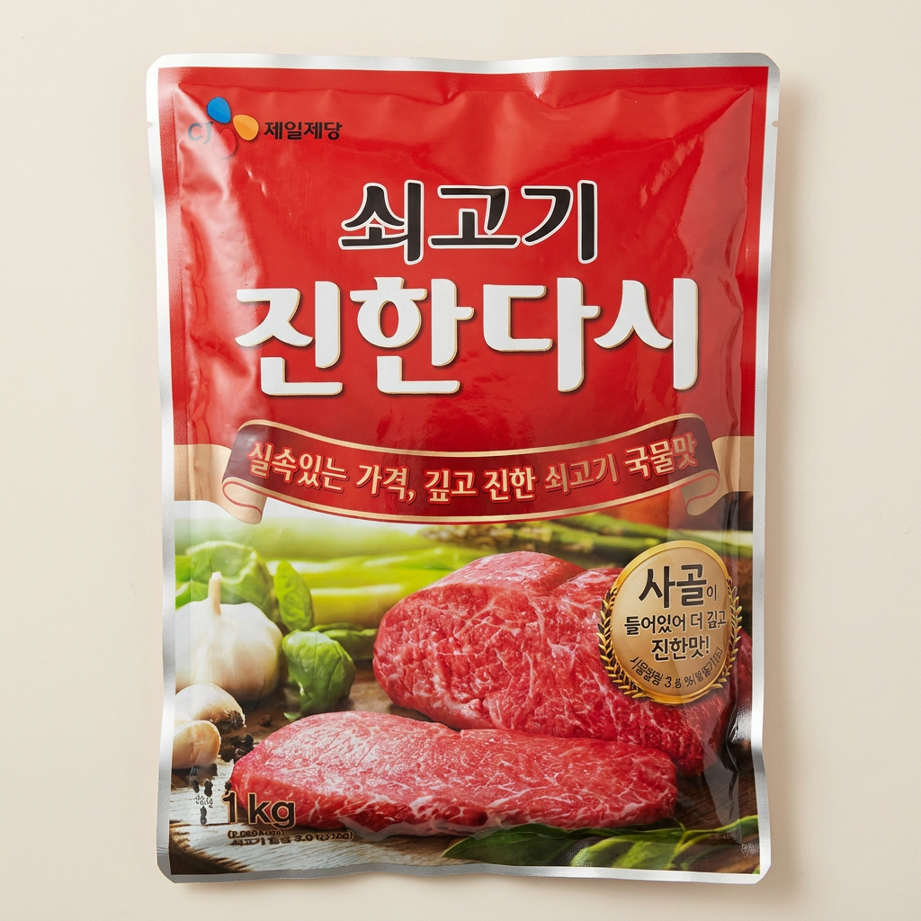 CJ제일제당 쇠고기 진한다시, 1kg, 1개