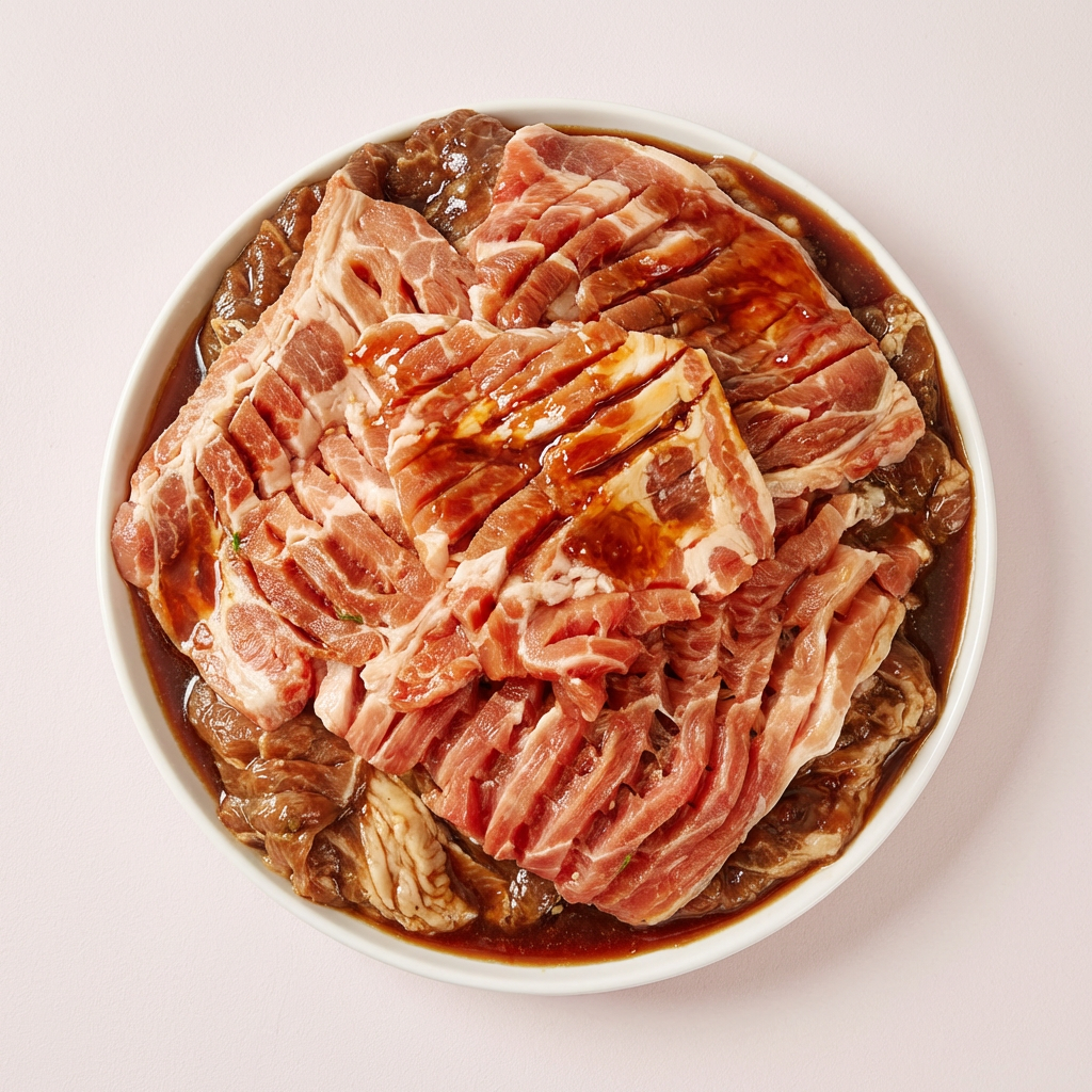 순살 양념 목살구이, 600g, 1개