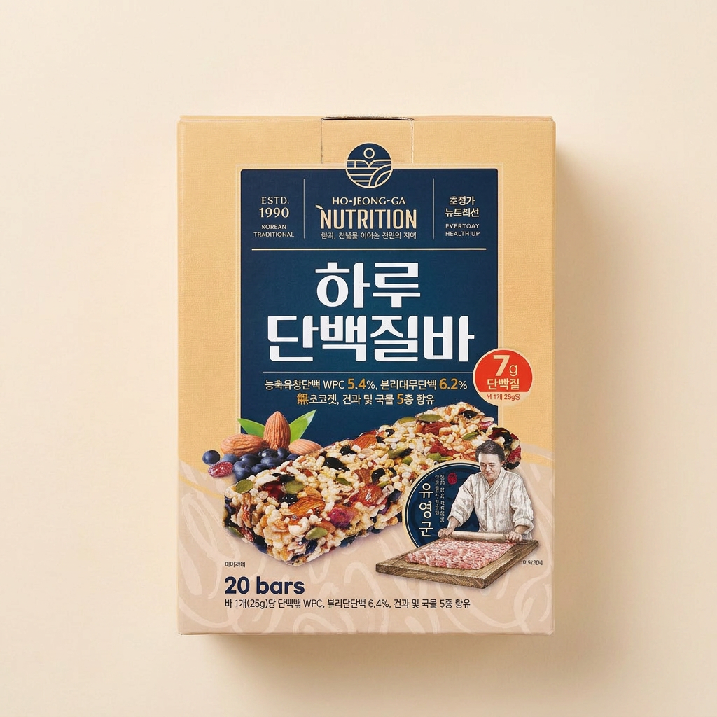 호정가 하루단백질바, 25g, 20개