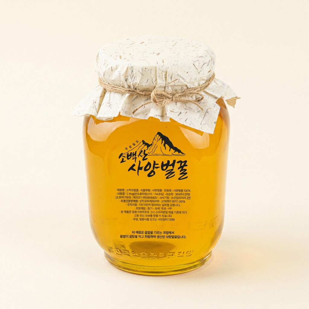 작심밀도 지리산 사양벌꿀, 2.4kg, 1개