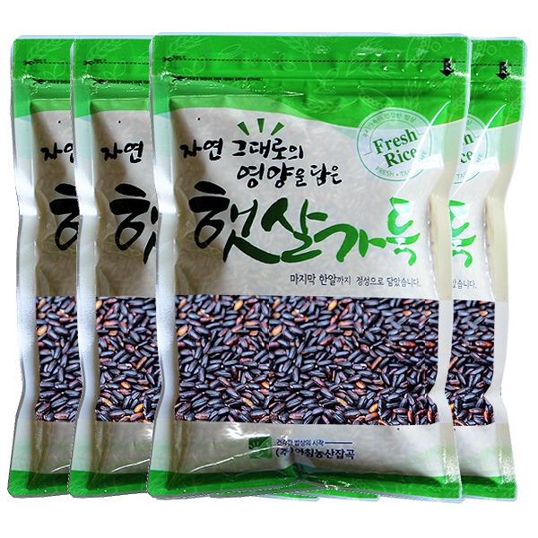 아침농산 찰흑미, 500g, 4개