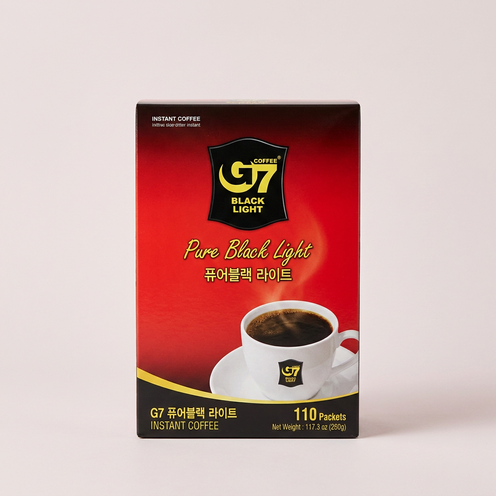 G7 커피 퓨어블랙 라이트, 0.9g, 110개입, 2개